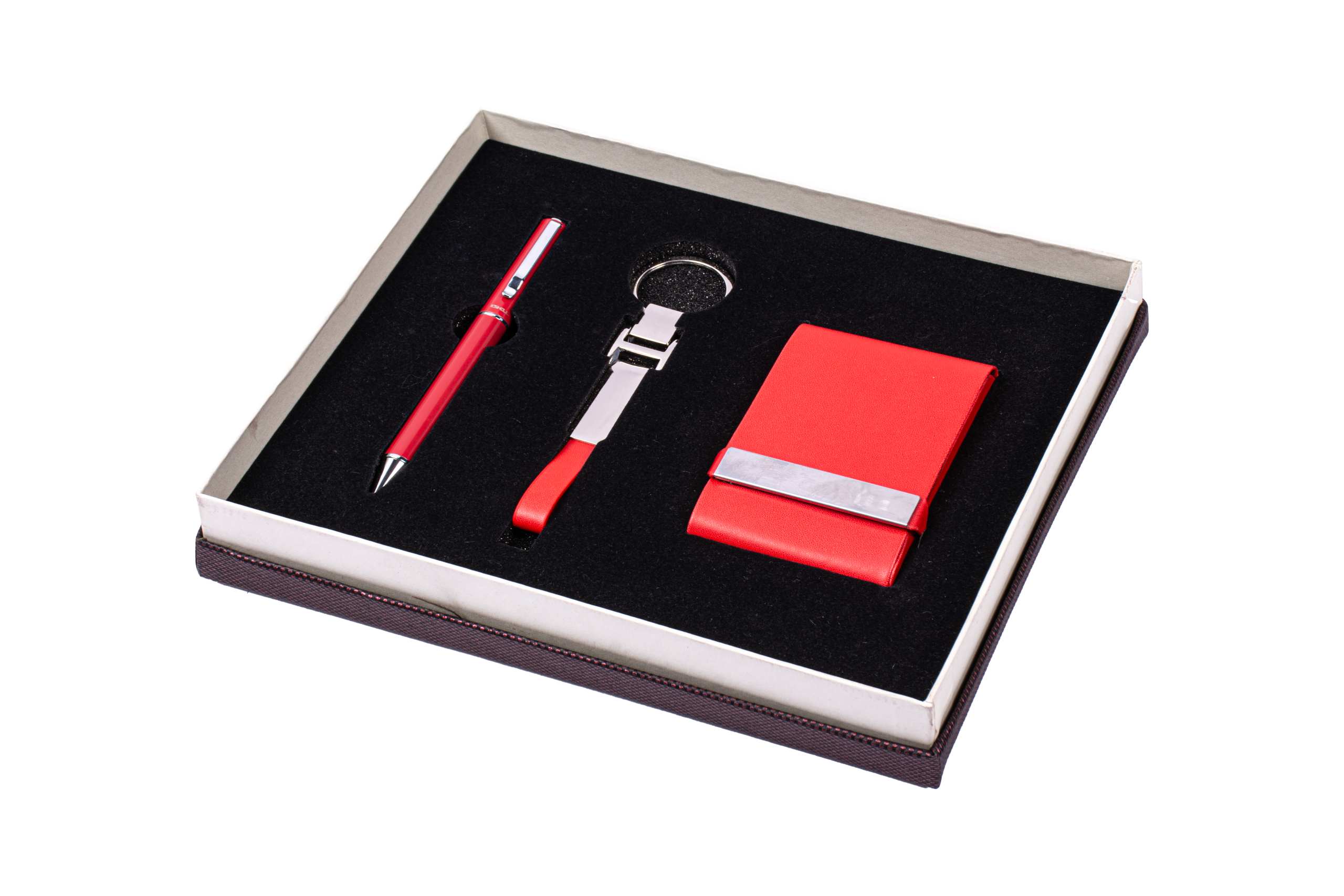 2 (3) ست روان نویس و دفتر یادداشت و جاکارتی کد 806 - تصویر 1